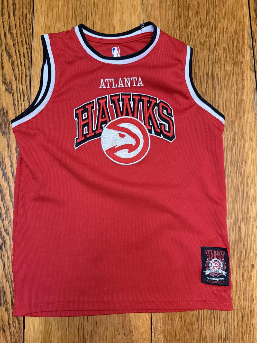 Atlanta Hawks Jersey Shirt Youth Large NBA Basketball Eastern Conference 2023
